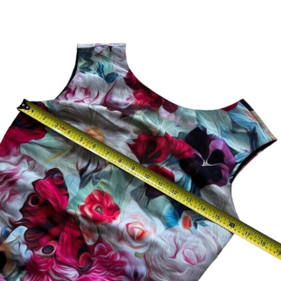 Ted Baker London Sleeveless Floral Dress Size 4 - Picture 7 of 8